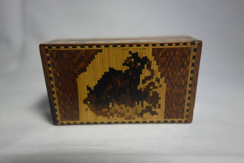 Tunbridge Ware Large Stamp Box