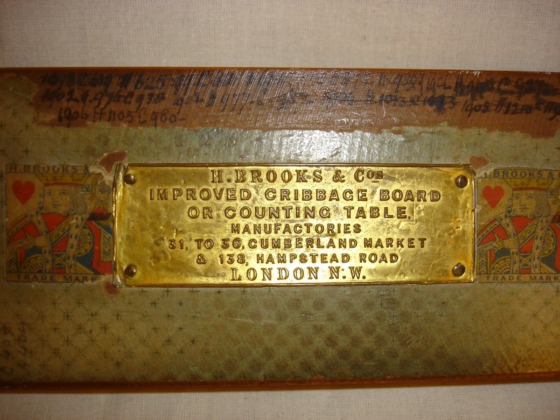 H. Brookes & Co. Hedgehog Improved Cribbage Board