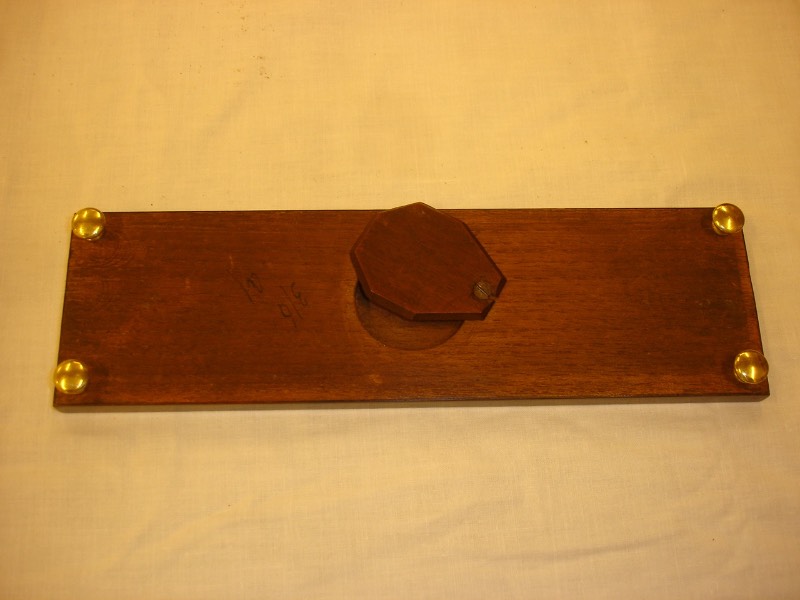 Tunbridge Ware Cribbage Board With Flowers
