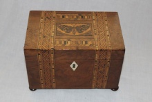 Tunbridge Ware Tea Caddy - TTC300